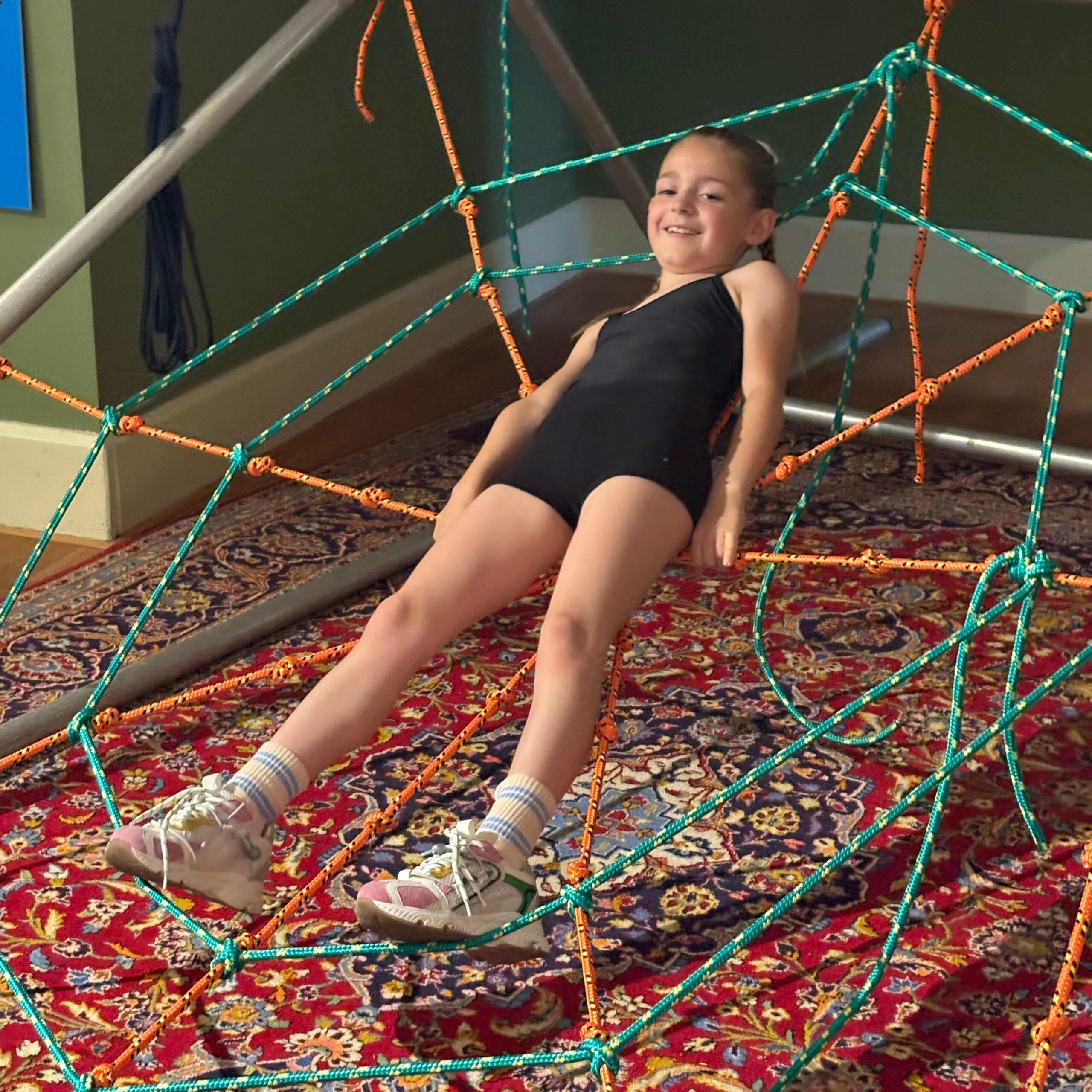 Spinnenweb bij Okke de Spin